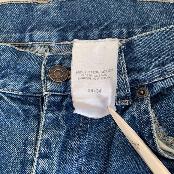 Levi’s Vintage Orange Tab Straight Leg Raw Hem Jeans - Picture 7 of 15